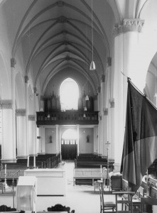 L'orgue au jubé en 1976 - Photo IRPA